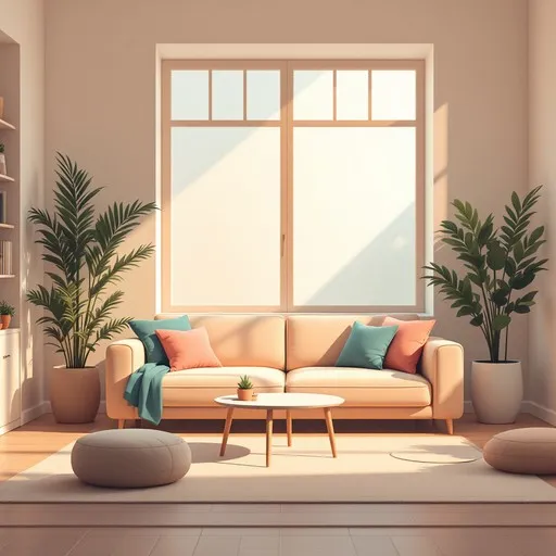 Sunlit Minimalist Sanctuary