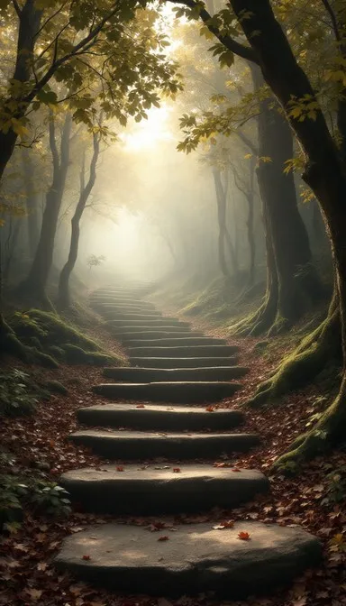 Misty Forest Steps