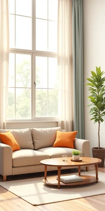 Sunlit Living Space