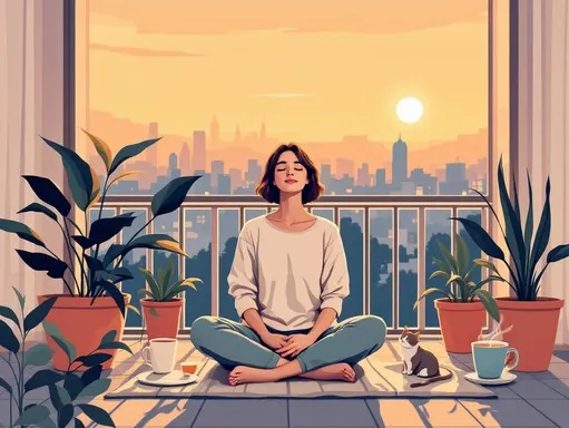 Sunset Balcony Serenity